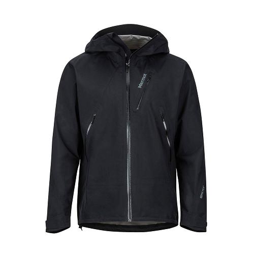 Marmot Rain Jacket Black NZ - Knife Edge Jackets Mens NZ751294